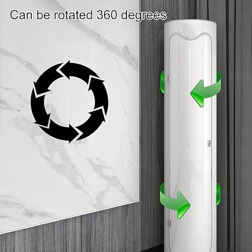 Miniatura 4 de DTREEL Zapatero giratorio de 360 grados, estante redondo para zapatos, organizador de zapatos de metal, estante vertical para espacios pequeños,