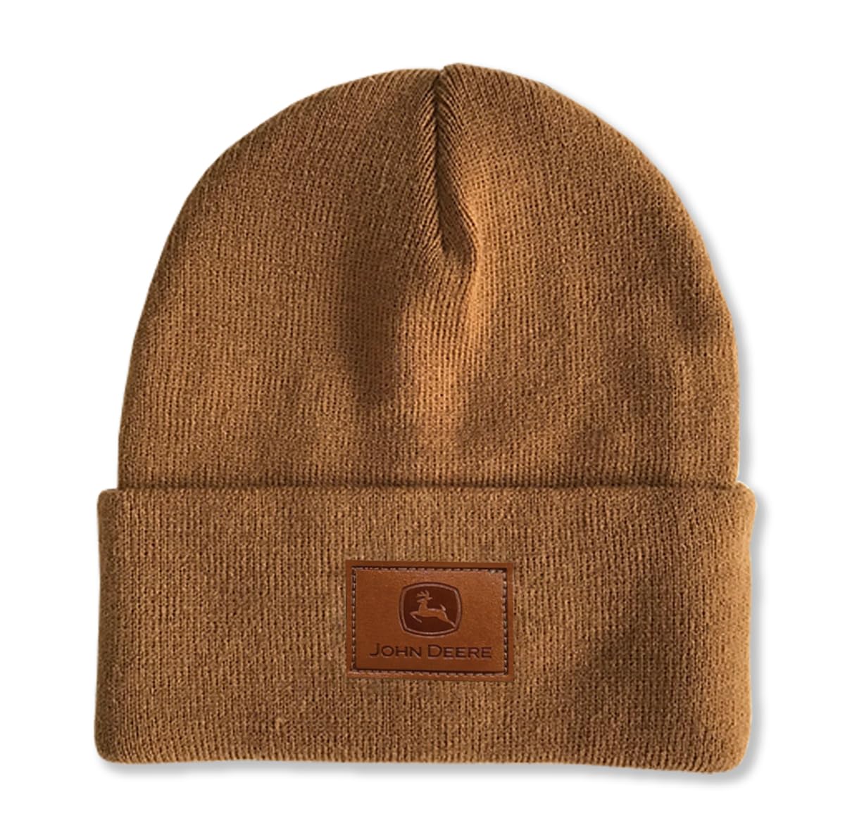 John Deere Duck Brown Men's Beanie Hat, Brown