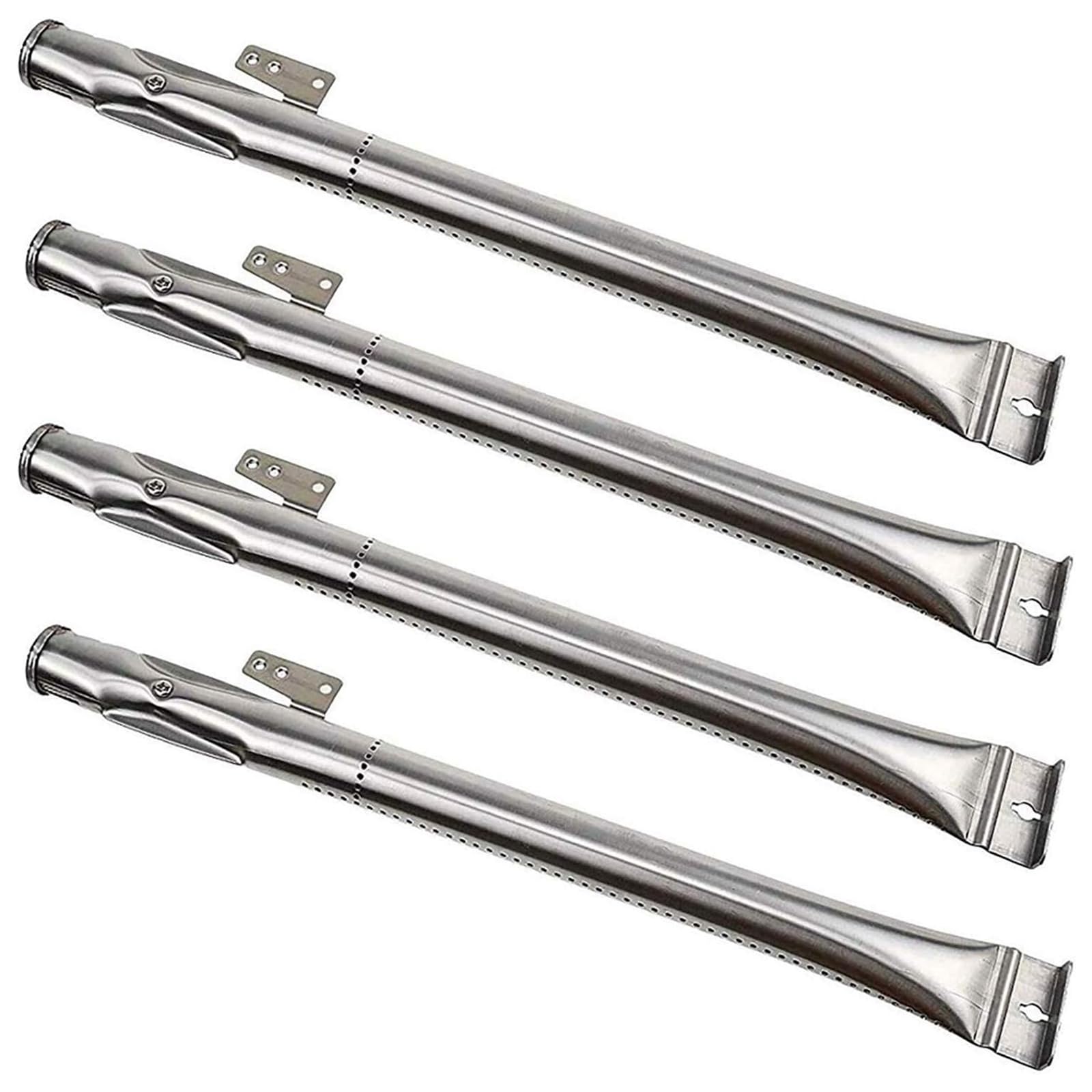 Piceioep 4PC Nonrust Steel Tubes for Grills, Replacement Set with Enhanced Heat Distribution, Easy Install Even Heating Burners Tube