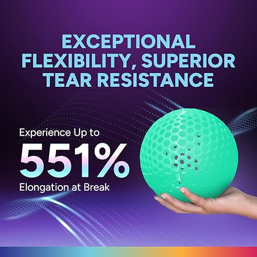 Vista 184 de OVERTURE - Filamento de TPU de alta velocidad 1/16 pulgadas, rollo flexible 95A, impresora 3D, precisión dimensional +/- 0.001 pulgada, se adapta a