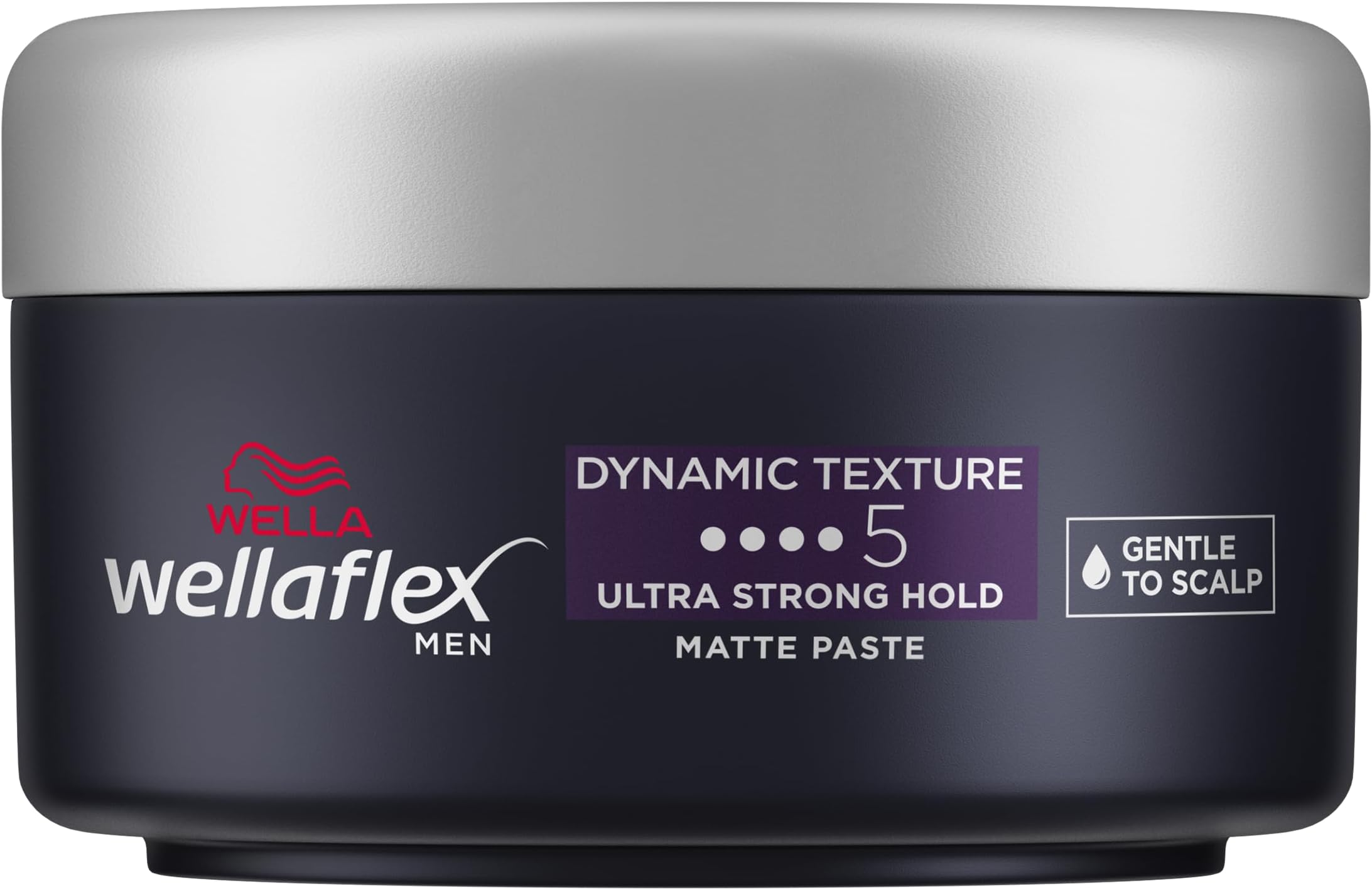 Wellaflex Men Matte Paste – Instant Texture, Non-Sticky, Gentle on Scalp, Recyclable Jar – 75ml