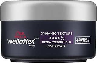 Wellaflex Men Matte Paste – Instant Texture, Non-Sticky, Gentle on Scalp, Recyclable Jar – 75ml