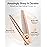 ULG Professional Seamless Hair Thinning Scissors Luxury 18K Rose Gold Coated 6.5 Barber Scissors 440C Japanese Stainless Steel Hand-Honed Convex Blades Offset Handles Tension Adjustable, Right-Handed