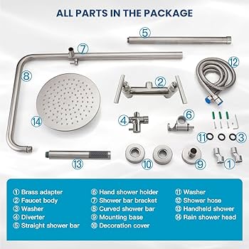 Amazon | gotonovo 屋外シャワー器具 SUS304 ステンレススチール