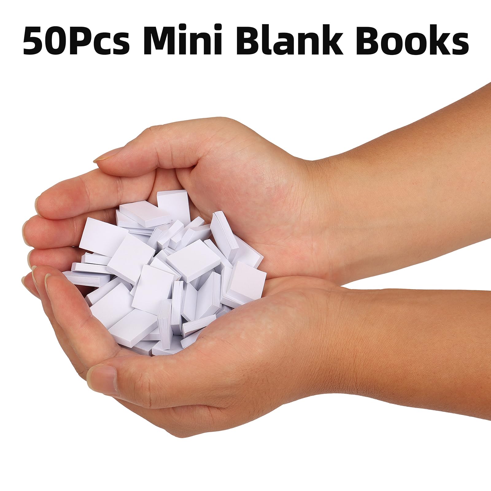 50Pcs Mini Libri Casa delle Bambole Miniatura Libri Vuoti Modello per Artigianato Casa di Bambola Libreria Decorazione 1:12 Scala