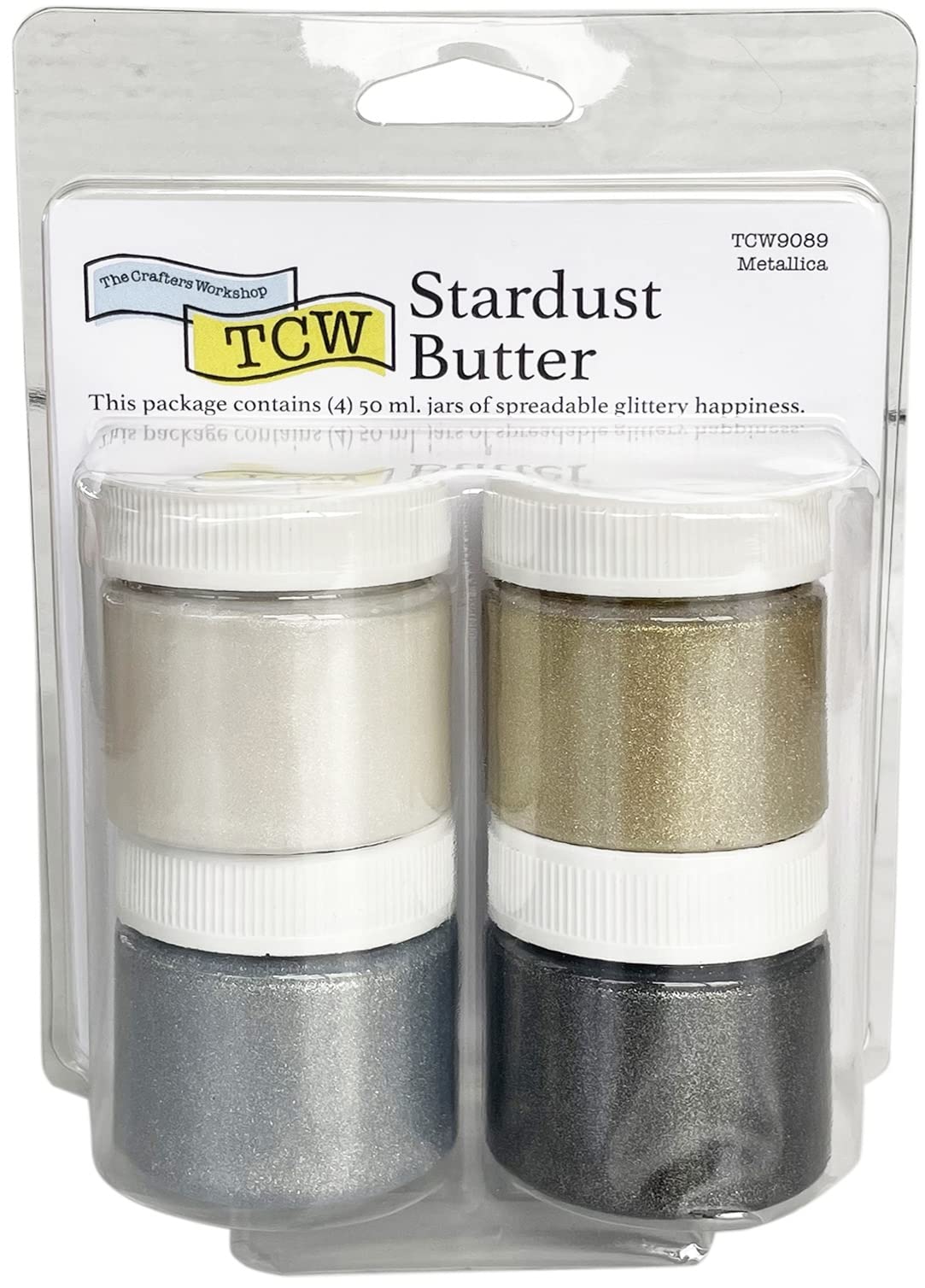 The Crafters Workshop Stardust Butter 50ml 4/Pkg-Metallica -TCW9089