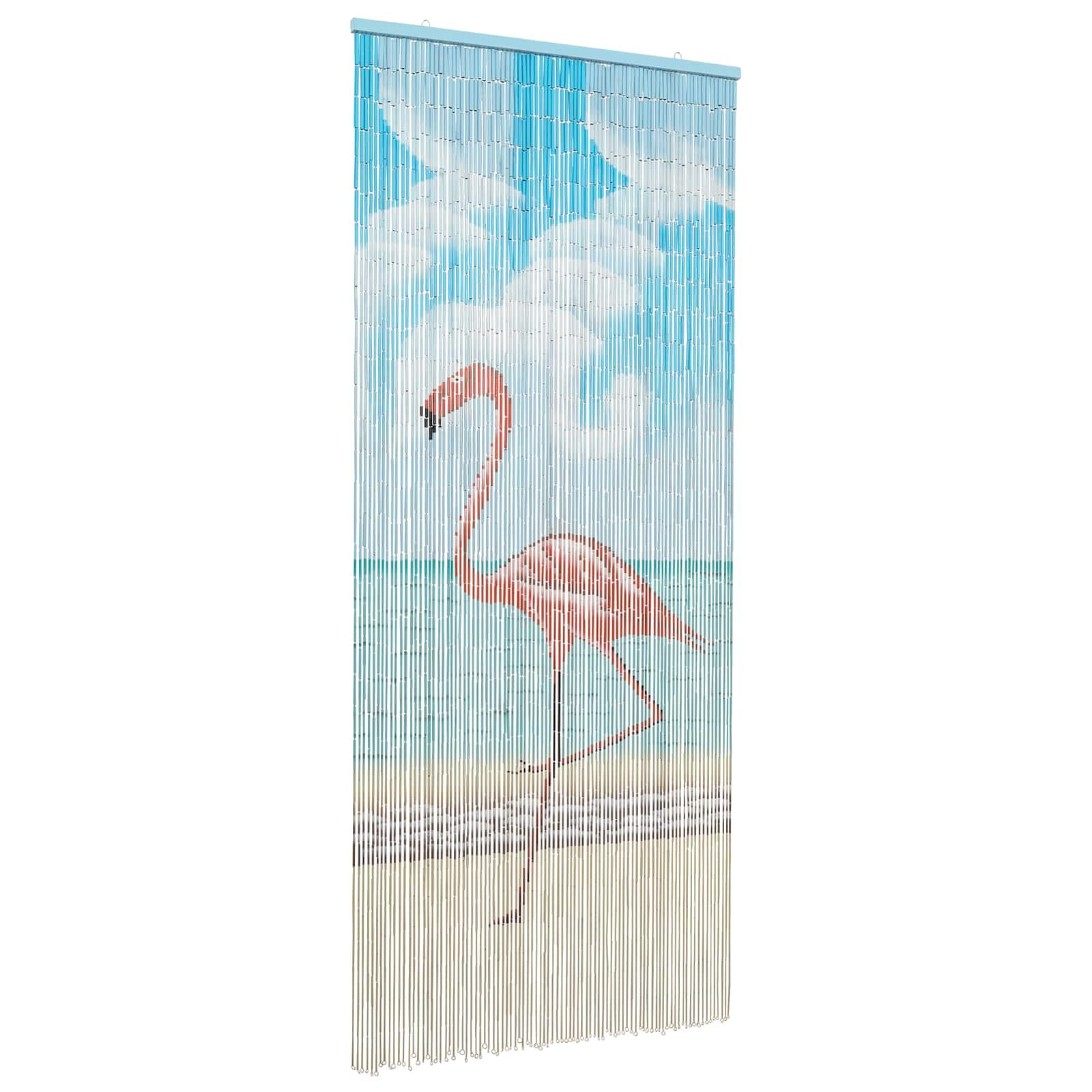 vidaXL Insektentürvorhang Mehrfarbig 200 x 90 cm Bambus