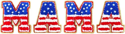 Parches de letras para planchar