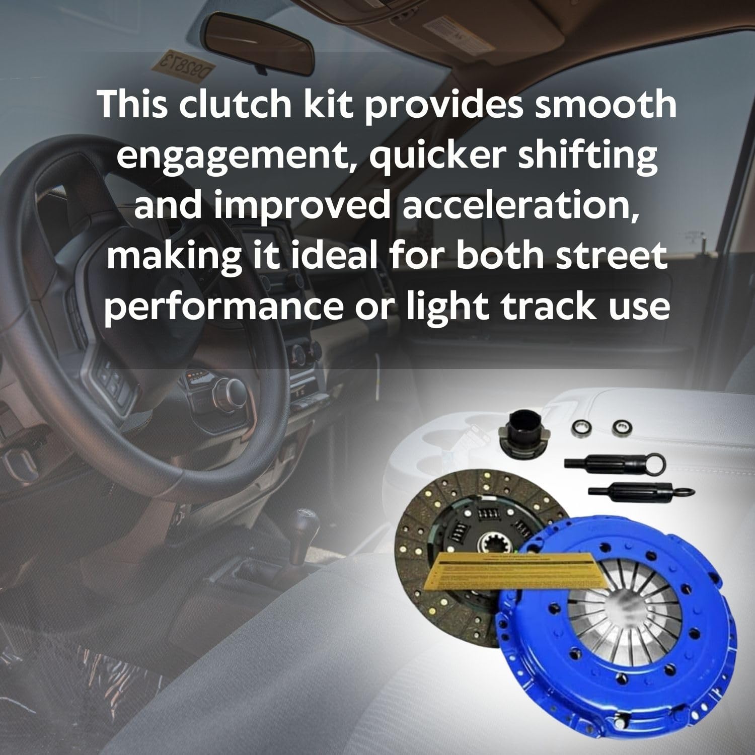 EFT HD Stage 2 Clutch Kit - Compatible With 1996-1998 BMW 328 328i 328is M52 E36 323 325 E36 M50 - Carbon Kevlar - Comes With 12 Months Brand Warranty - Ideal Match For Vehicle’s Performance