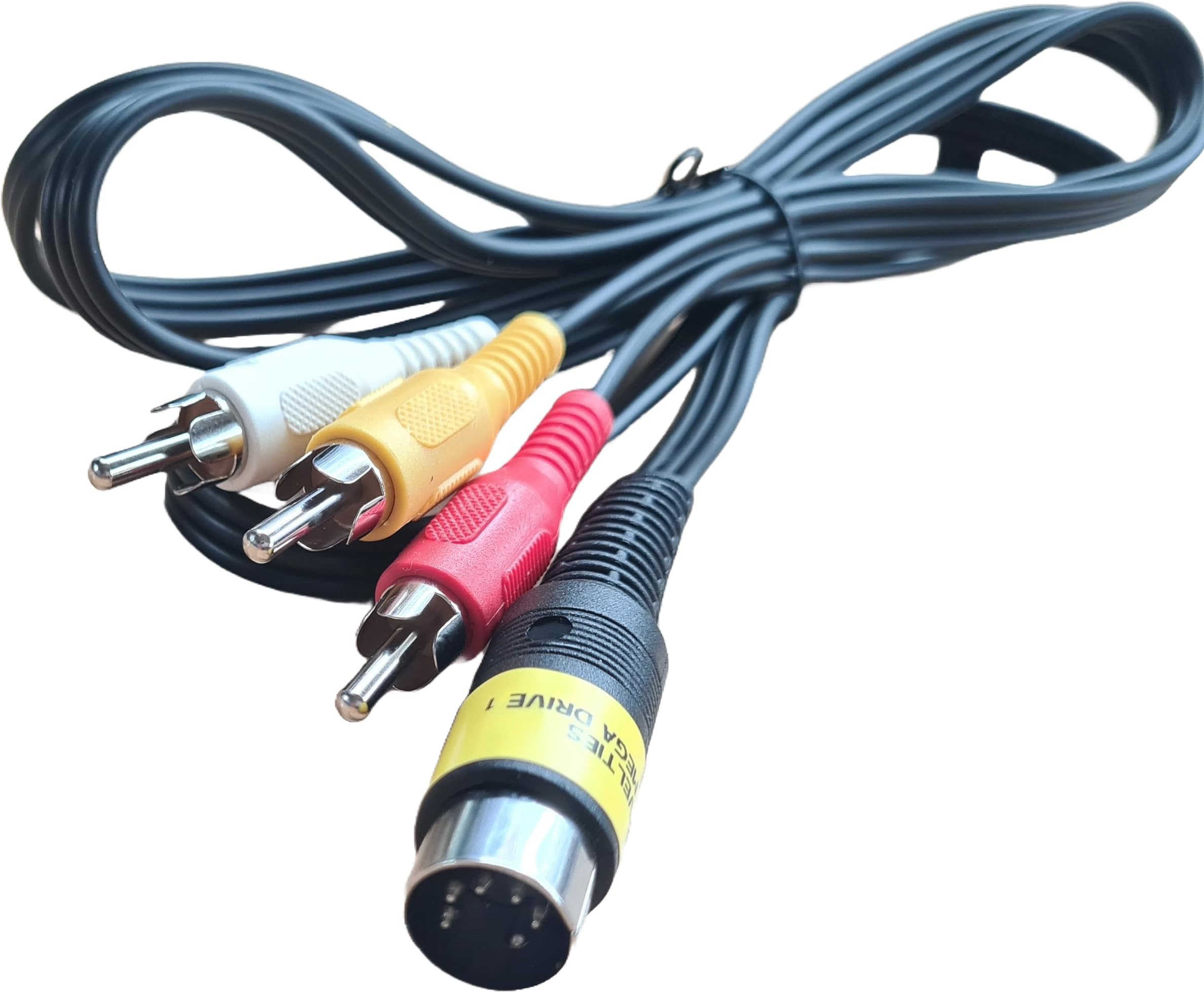 Tomee Composite Video AV Cable for Sega Mega Drive 1 Console with ...