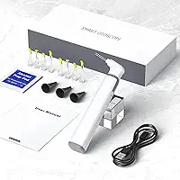 Câmera de ouvido otoscópio sem fio com visão dupla, escopo de ouvido WiFi 720PHD de 3,9 mm com 6 luzes LED para crianças e adultos