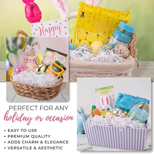 Miniatura 62 de MagicWater Supply - 1 libra - Naranja - Relleno de papel de corte arrugado ideal para envolver regalos, relleno de cestas, cumpleaños, bodas