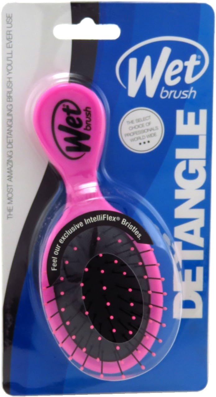 Wet Brush Detangler Shower Squirts Intelliflex Pink