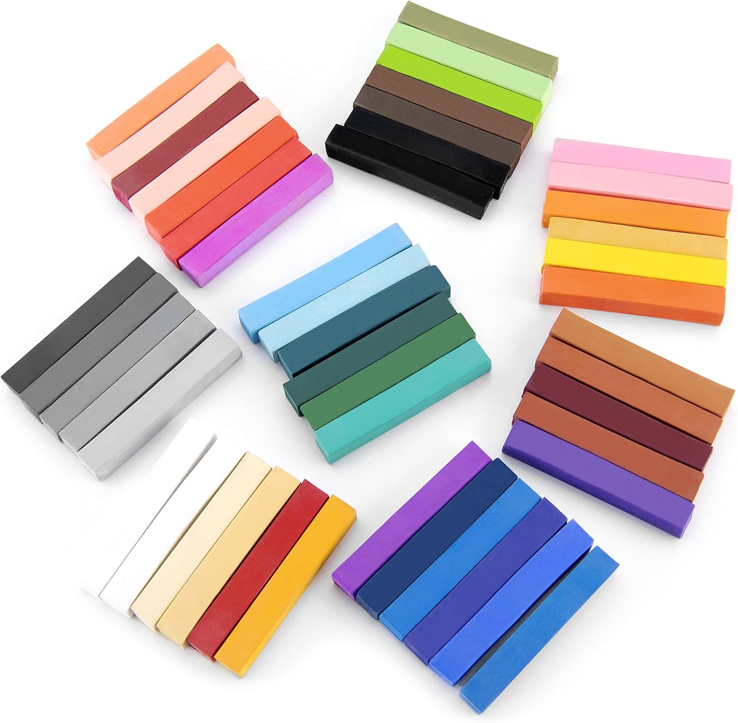 Royal Brush Soft Pastels, 48-Pack, Multicolor