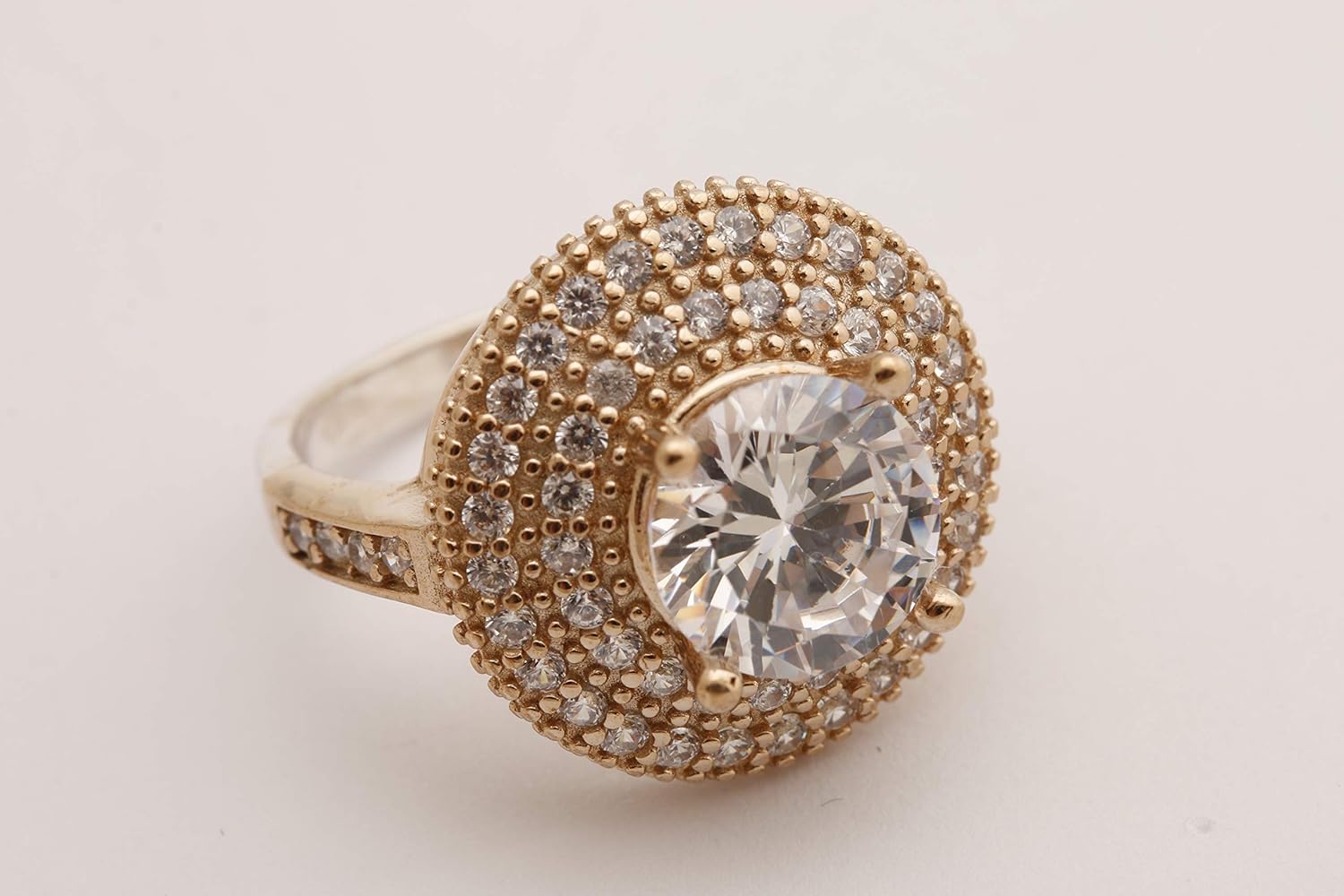 Turkish Handmade Jewelry Small Round Cut Topaz 925 Sterling Silver Jewelry Set Earrings,Pendant and Ring Size Option - Image 8