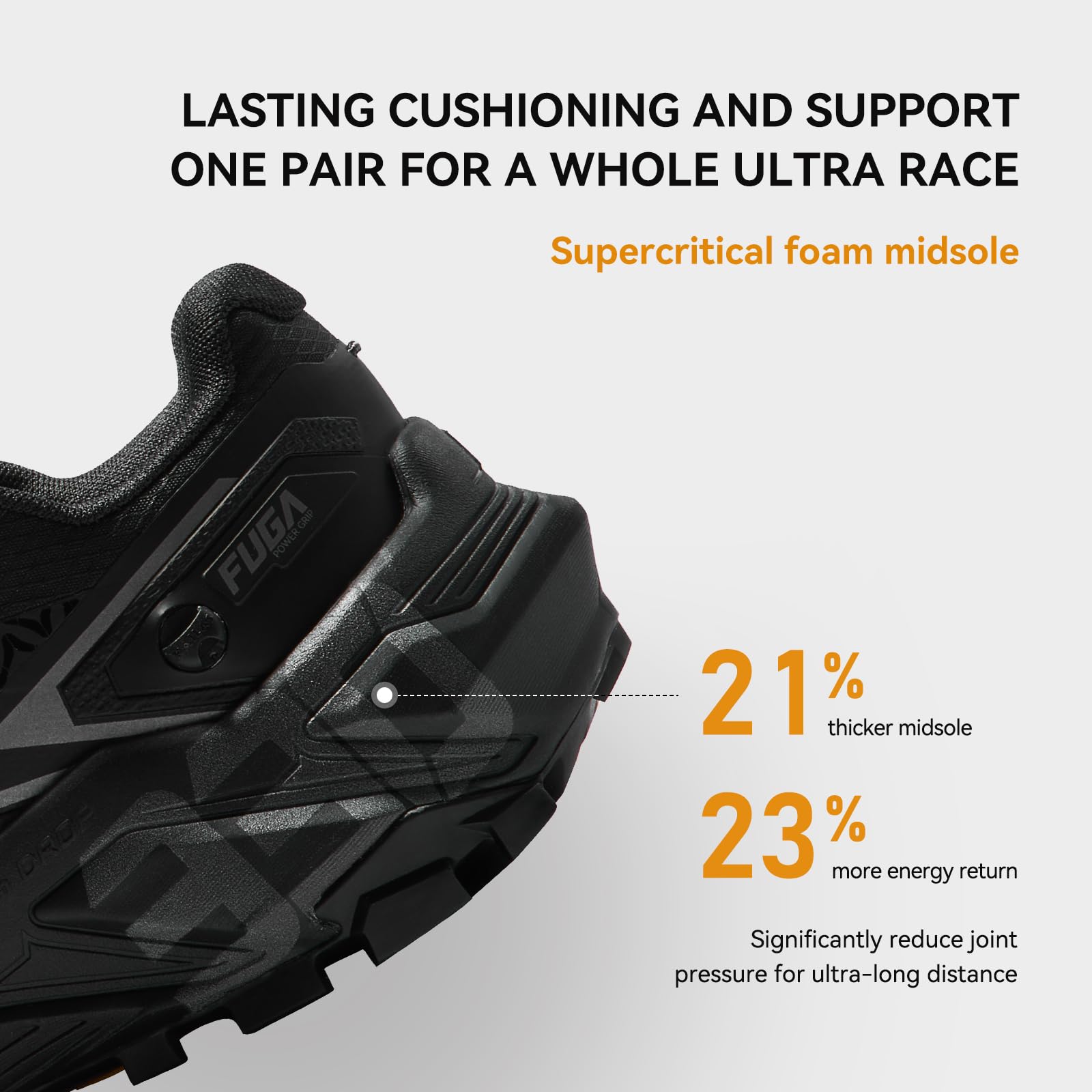 KAILAS Herren FUGA EX 330 Trail Running Schuhe Leichtgewichtige rutschfeste Atmungsaktive Jogging Wanderschuhe