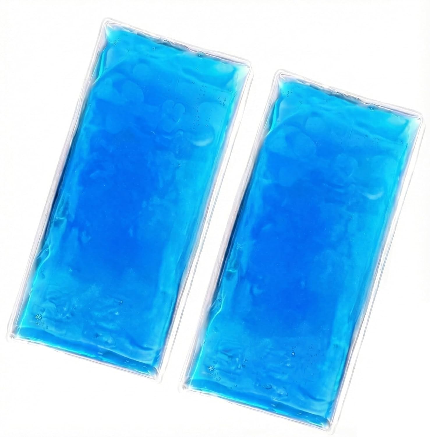 Reusable Cold and Hot Gel Pack with Wrap (4″ x 7″) – Flexible Ice Pack for Pain Relief, Swelling, Sprains & Injuries – Freezer Cooling/Hot Water Heating Pad for Muscle Relief (Pack of 2)