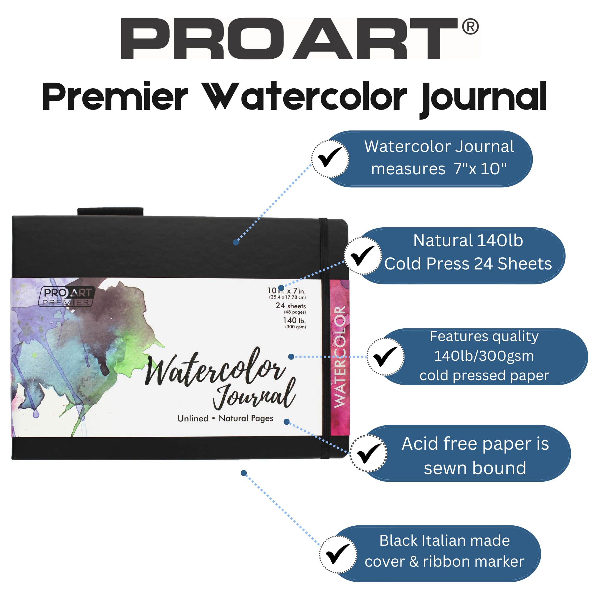 Pro Art Prem Watercolor Bk 10