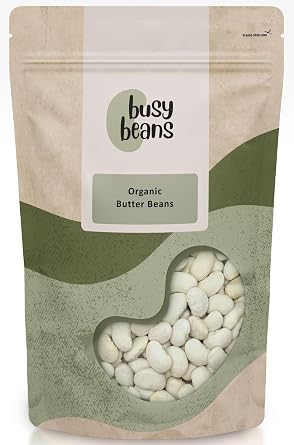 Organic Butter Beans | Certified Organic | by Busy Beans Organic 500g