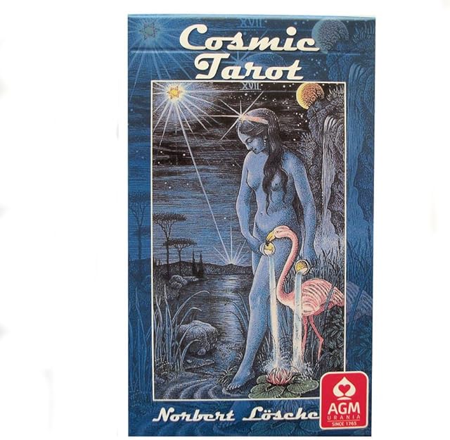Green Cross Toad Cosmic Tarot by Norbert Losche, 78 Cards Deck with Instructions