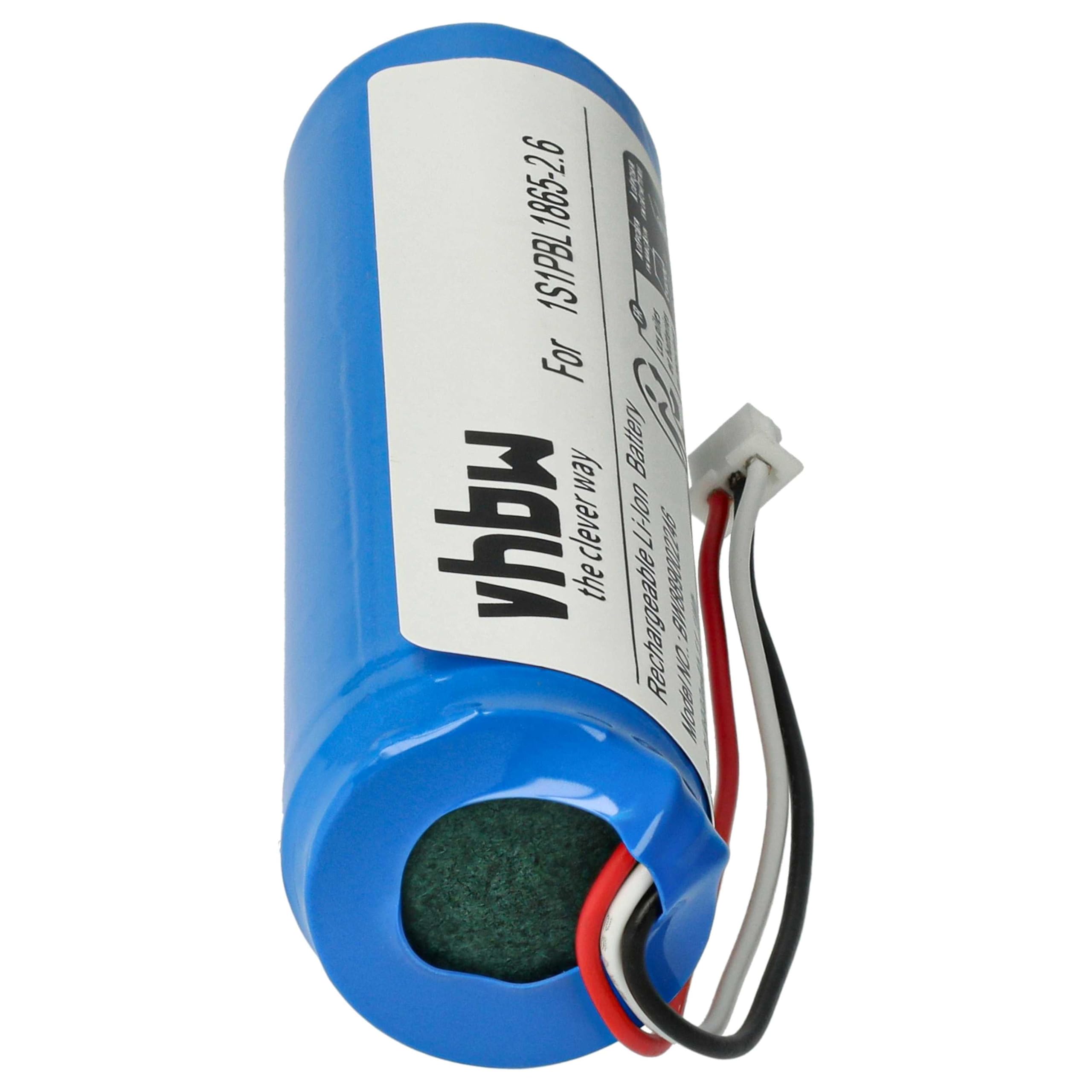 vhbw batteria sostituisce Philips 1S1PBL1865-2.6 per babyphone (3000mAh, 3,7V, Li-Ion)