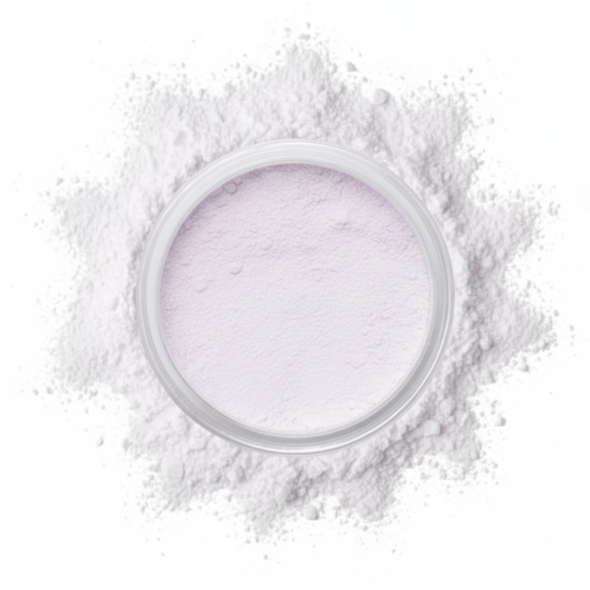 TRUOM HD Loose Setting Compact Powder for All Skin Tone | Matte Finish | Oil Control & Shine Free | Ultra-Fine Mineral Makeup | Long-Lasting Compact Powder for Women | Light Lavender - 30g