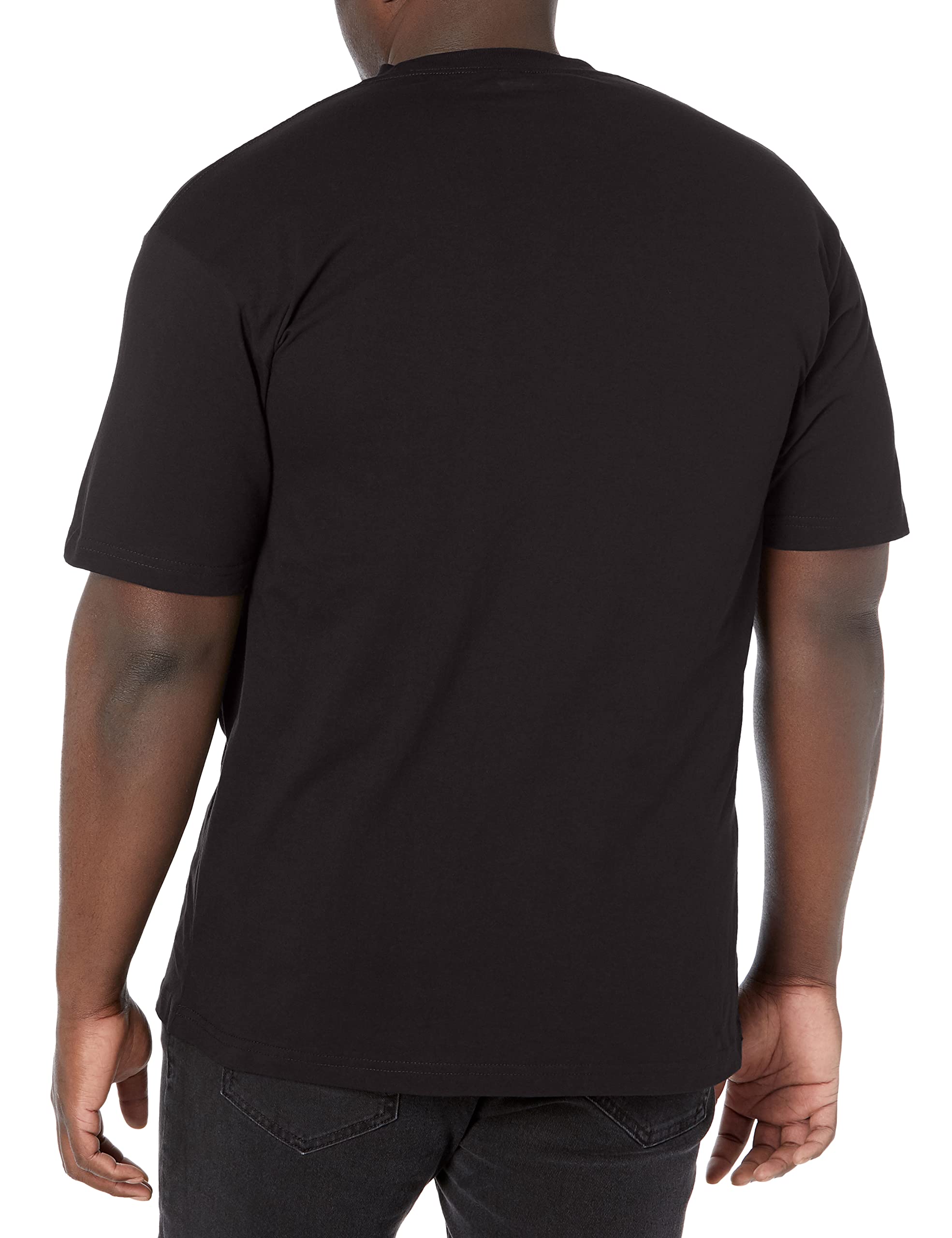 Marvel Logo Camiseta, Negro, XXL Grande Alto para Hombre