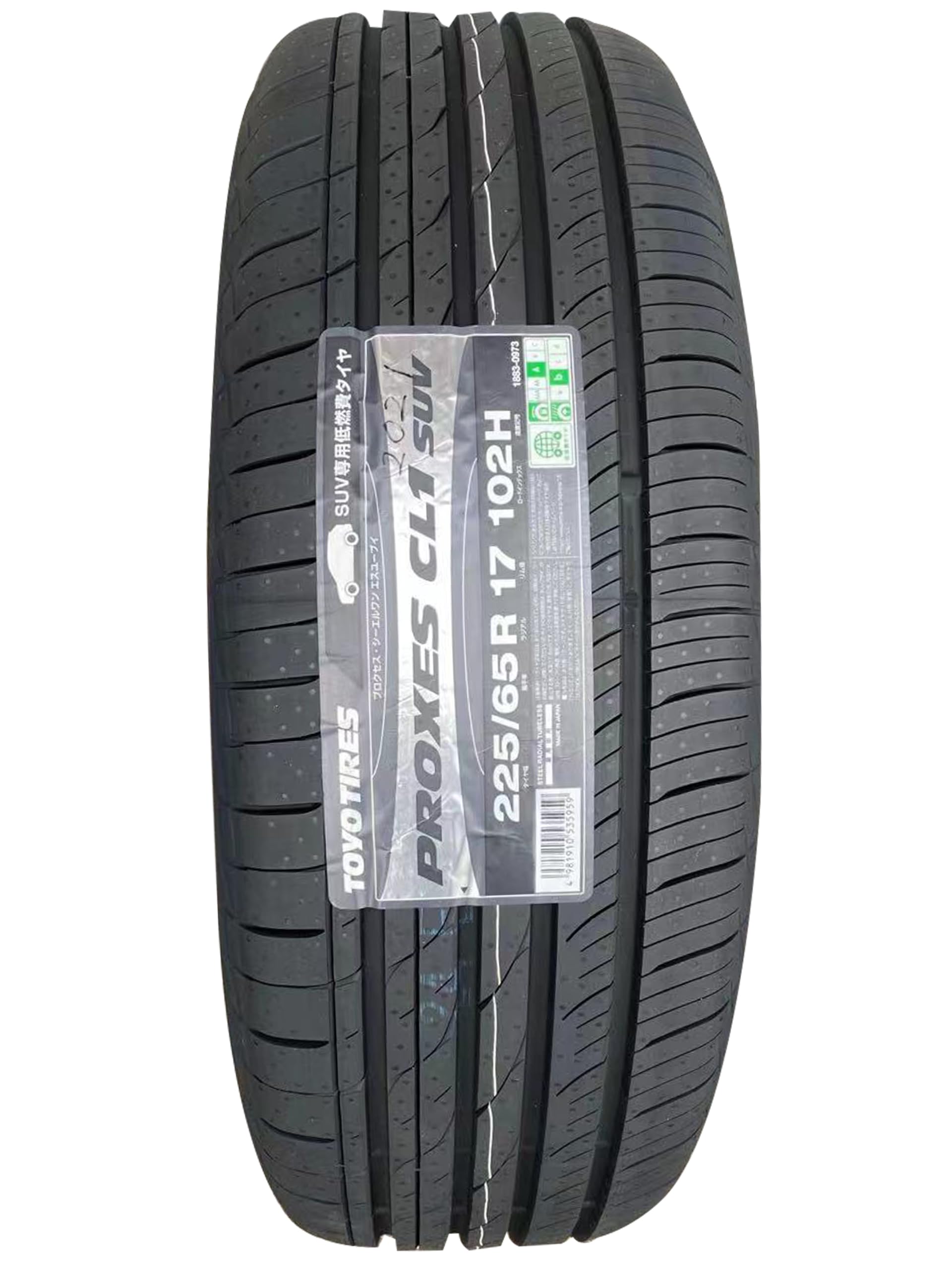 Amazon.co.jp: TOYO PROXES CL1 SUV 225/65R17 102H サマータイヤ 1本