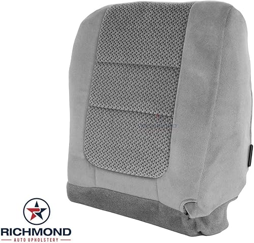 Miniatura 4 de Richmond Auto Upholstery - Funda de repuesto para asiento inferior del lado del conductor, gris (compatible con Ford F-250 XLT 7.3L Power Stroke