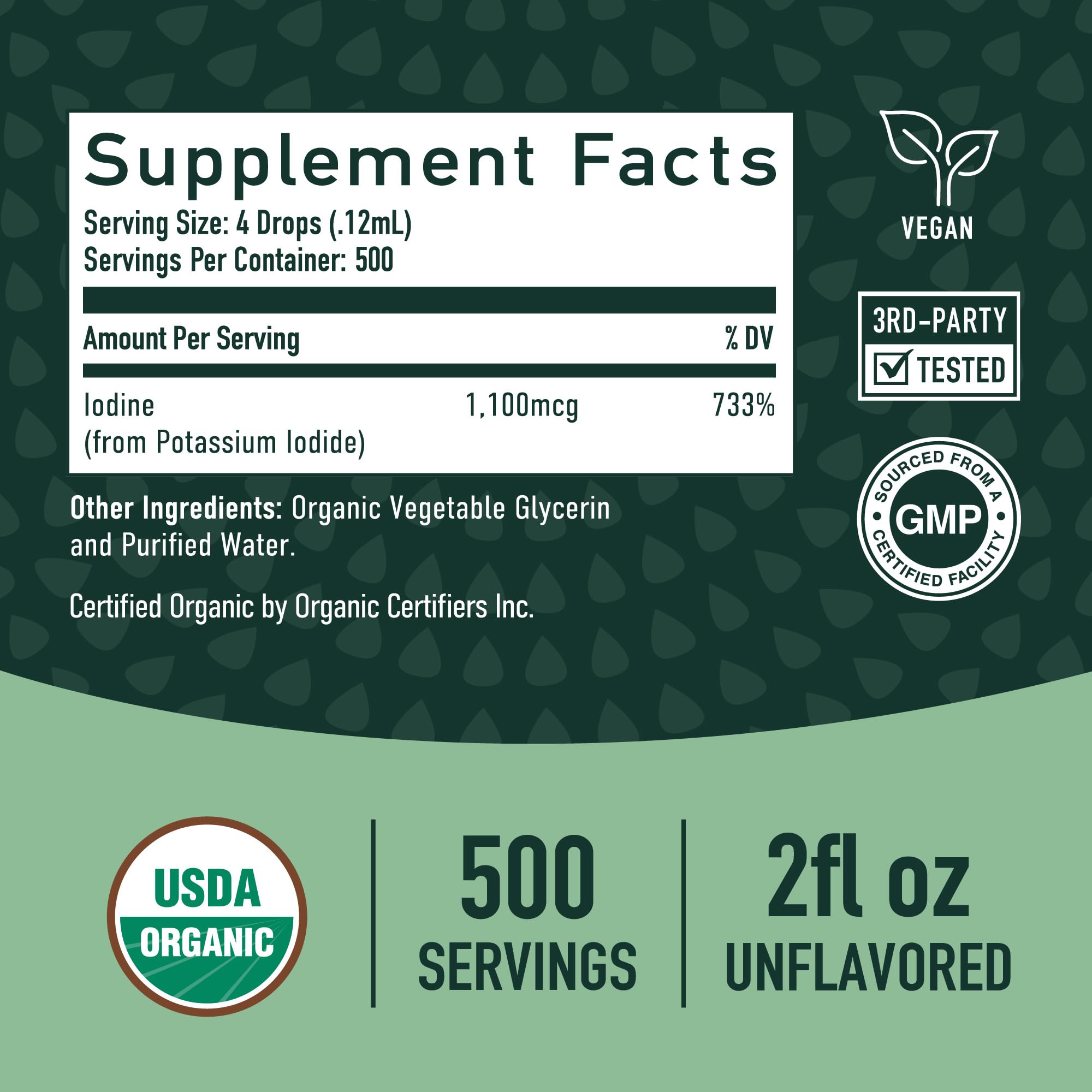 Organic Iodine Liquid for Thyroid Support, Nascent Iodine, 1+ Year Supply — Amazon image 6