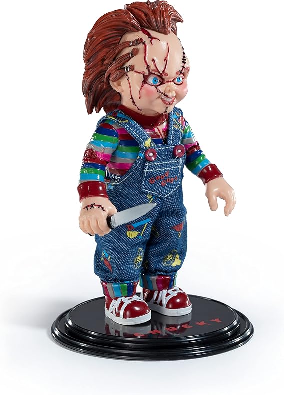 BendyFigs Noble Collection - Horror - Chucky Bendy Figure,Multicolor,6 inches