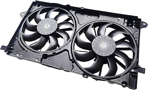 Partsflow Ventilador de refrigeración del radiador para Buick Lacrosse 2010-2017 para Buick Allure 2010 para Buick Rega 2011-2017 para Chevrolet