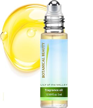 Botanical Beauty LILY OF THE VALLEY FRAGRANCE OIL ROLL-ON 0.169 FL OZ 5 ML Rollerball Perfume, Alcohol-Free, Long Lasting