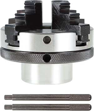 4 Jaw 3 Inch Chuck for 1 Inch x 8 TPI Axis Lathe and Drill Press Mini Milling Machine 1 Piece
