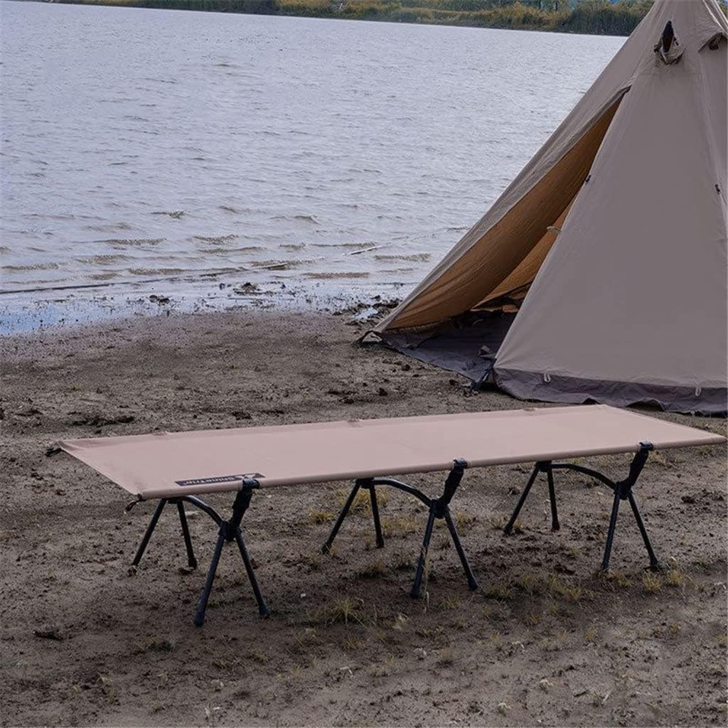 Outdoor Folding Camping Lightweight High and Low Use Camp Bed Portable Hunting Single Sleeping Equipment