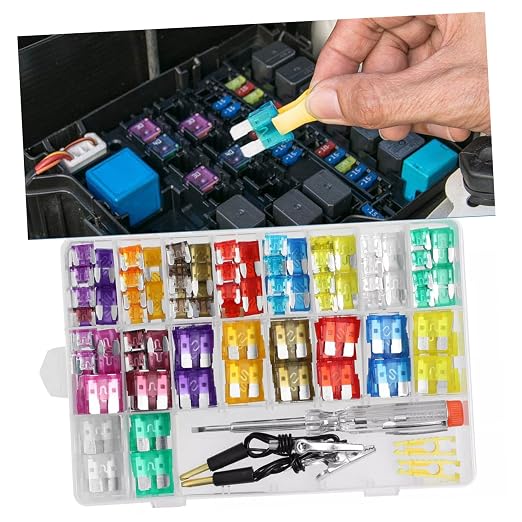 Kit de fusibles de aluminio para auto 300 piezas miniatura 6
