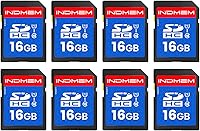 Vista 9 de INDMEM - Tarjeta SD de 4 GB, 8 paquetes de tarjeta de memoria flash clase 4 GB MLC estándar seguro tarjetas digitales tarjeta de cámara