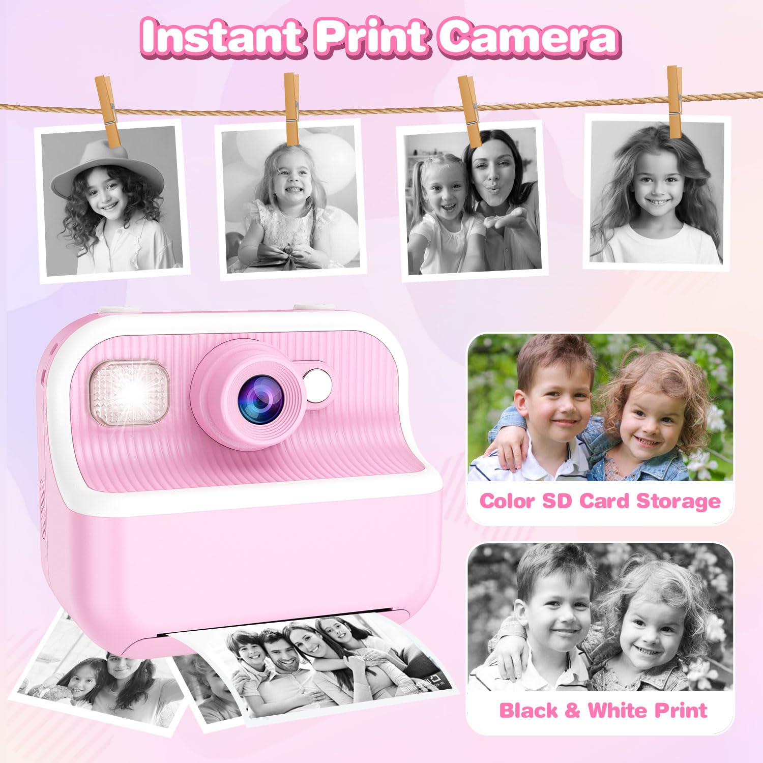 Cámara Para Niños Con Impresión Instantánea, Costa Rica