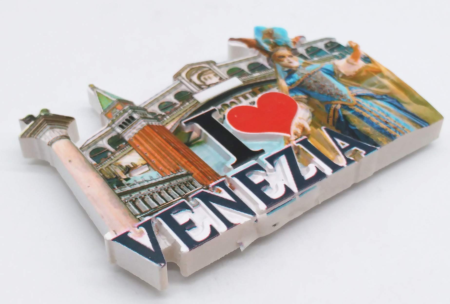 Calamita Magnete Da Frigorifero 3D Di Resina Venezia Italia Souvenir