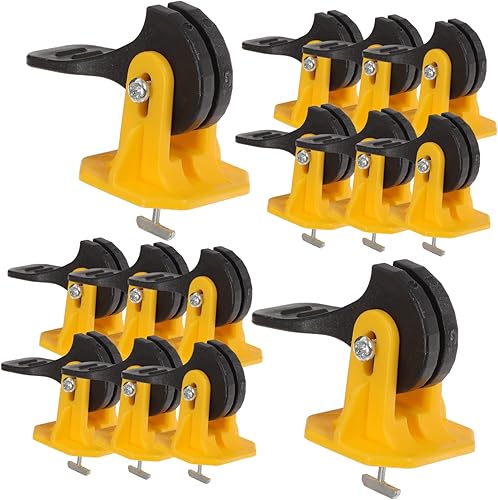 Uonlytech Kit de sistema de nivelación de azulejos, 50 piezas, pinzas niveladoras de azulejos, herramientas para la instalación