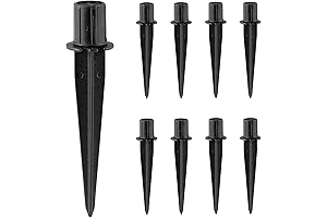 Durable Outdoor Ground Stakes for Solar Lights and Garden Lighting
