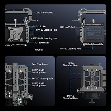 SMALLRIG Modular Cage Kit for Blackmagic PYXIS 6K/12K w/NATO-5281