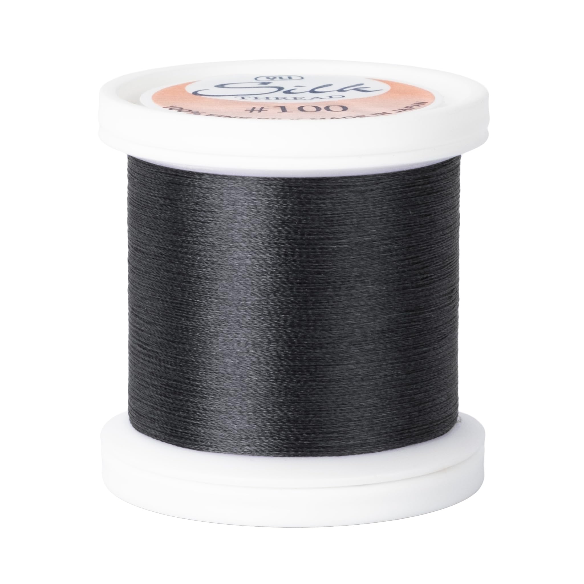 YLI Threads Silk Thread – 100 wt Fine Japanese Silk for Appliqué, EPP, and Quilting - Medium Gray