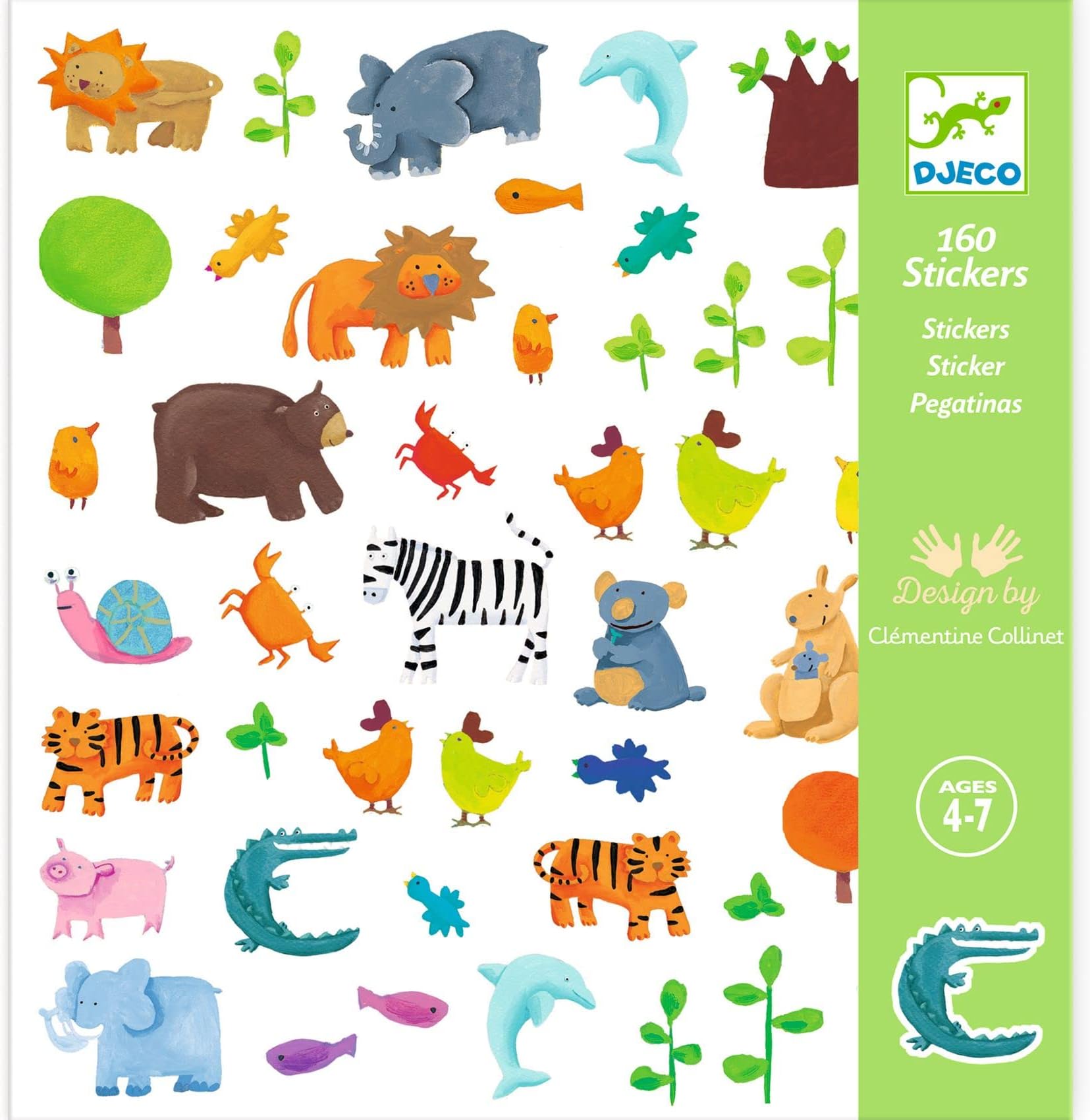 Animal Stickers (160 pc)
