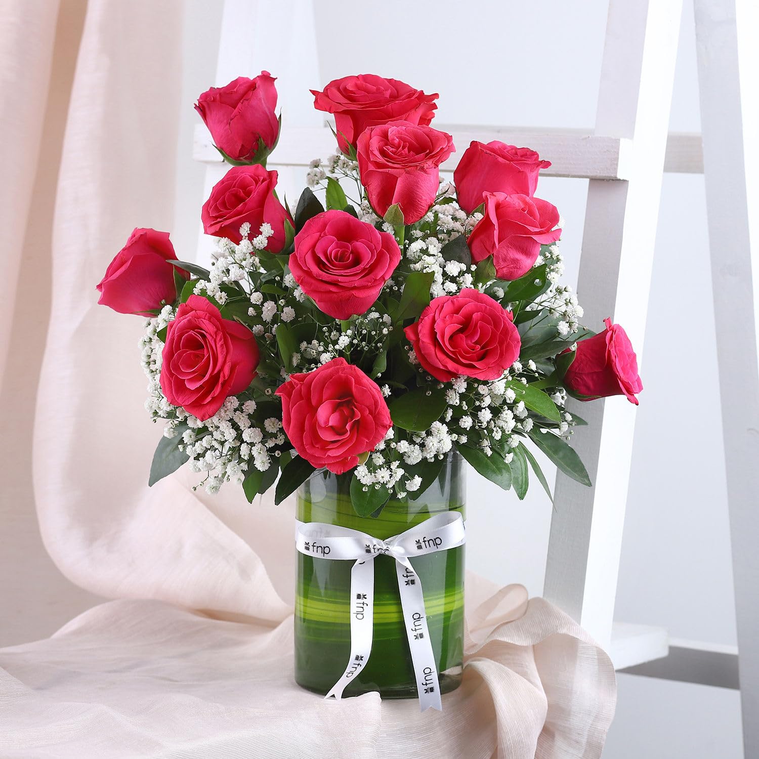 FNP Alluring Roses Jar Arrangement For Birthday Gift, Anniversary Gift, Women's Day Gift, Valentine's Day Gift & Gift For Special Occasion, Wedding Flower Bouquet, Fresh Flower Wedding Gift-image-37