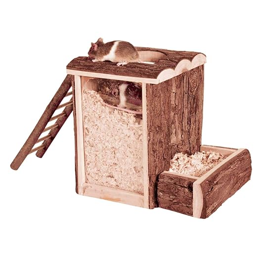 Trixie 62001 Natural Living Spiel- und Buddelturm, 20 × 20 × 16 cm