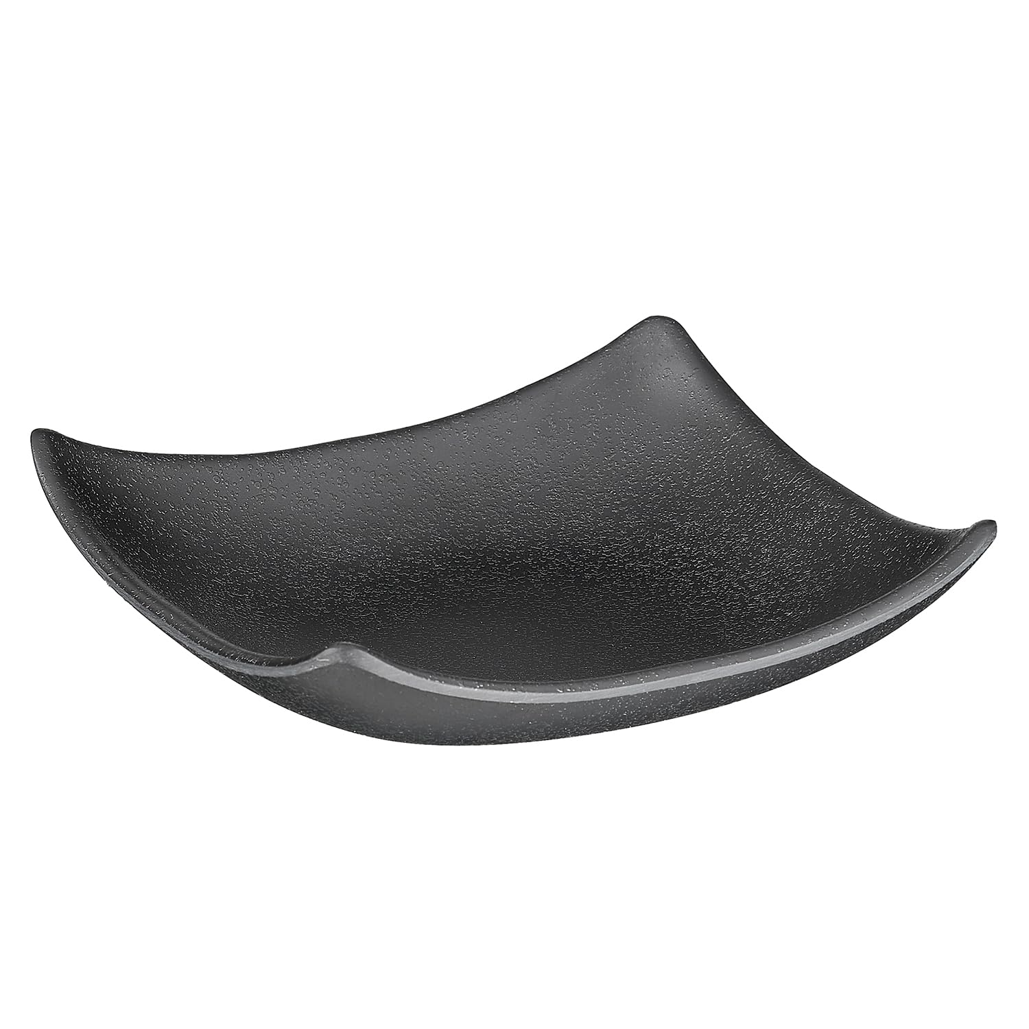 APS 83727 Schale ZEN, 10,5 x 10,5 cm, Höhe 3 cm, 0,06 Liter, Melamin, schwarz, Steinoptik