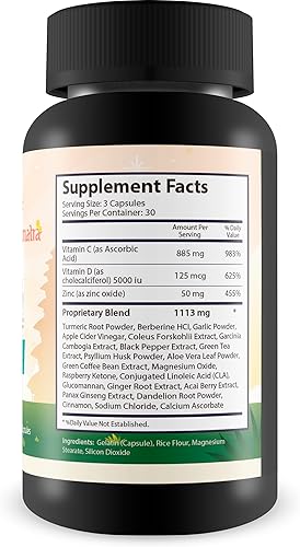 Miniatura 2 de Cleanse Sumatra Slim Belly Tonic Cápsulas - Nuestra mejor desintoxicación de limpieza intestinal para mujeres y hombres - Nuestra mejor limpieza de