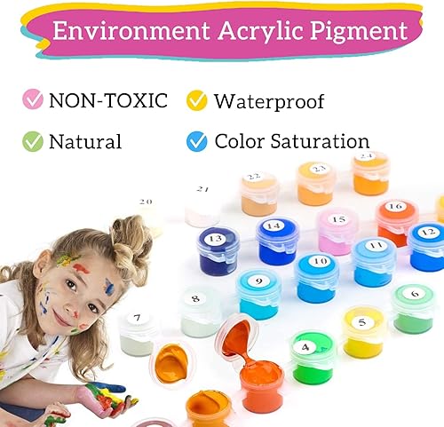 Miniatura 5 de Pintura numérica para adultos, amapolas rojas y margaritas, pintura por Vincent Van Gogh, pintura por números, kits sobre lienzo 40X60CM