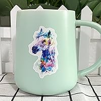 Vista 6 de AOWDIAO Paquete de 100 calcomanías de caballos, calcomanías de vinilo impermeables para botella de agua, laptop, recuerdos y regalos de fiesta